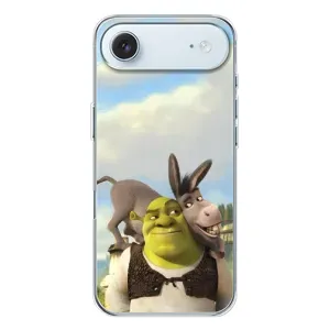 Чехол с мультфильмом Шрек на iPhone 17 Air (Шрек и Осел)