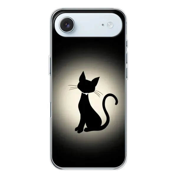 Чохол з принтом «Силует котика» для iPhone 17 Air Чохол з принтом «Силует котика» для iPhone 17 Air