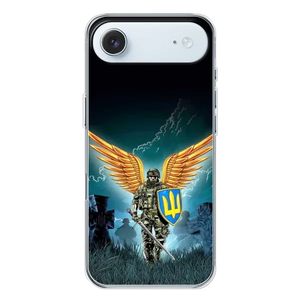Чохол з принтом «Солдат ЗСУ» для iPhone 17 Air Чохол з принтом «Солдат ЗСУ» для iPhone 17 Air