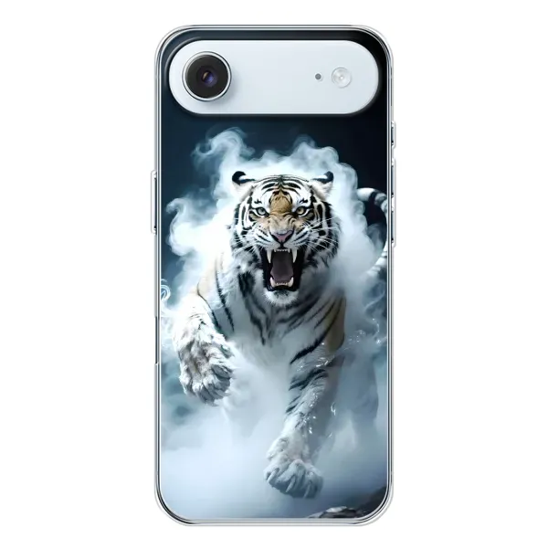 Чехол с принтом «Белый тигр в дыму» для iPhone 17 Air Чехол с принтом «Белый тигр в дыму» для iPhone 17 Air
