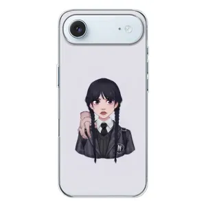 Чехлы Венсдей на iPhone 17 Air Уэнсдей (AlphaPrint) (Уэнздей и Вещь)