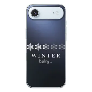 Зимние Чехлы для Айфон 17 Air - прозрачный фон (Winter loading)