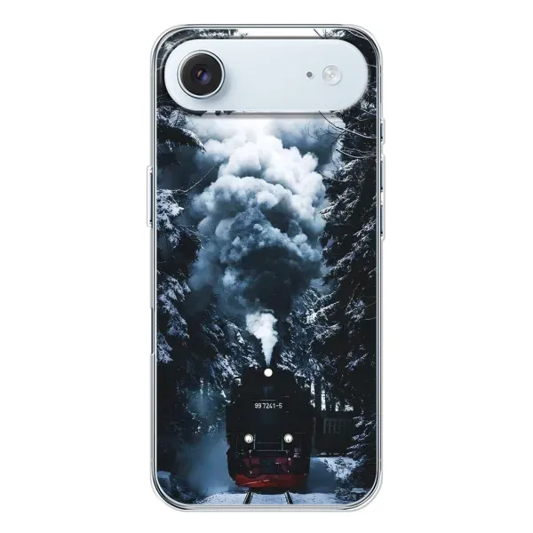 Чехол с принтом «Зимний поезд» для iPhone 17 Air