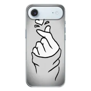 Чехол с принтом для iPhone 17 Air (AlphaPrint - Знак сердечка) (Значок Love)
