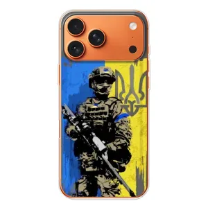 Чехлы с картинкой ЗСУ для iPhone 17 Pro Max (AlphaPrint) (АРТ солдат)