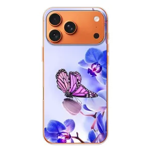 Чехлы с Цветами для iPhone 17 Pro Max (VPrint) (Бабочка на цветочке)