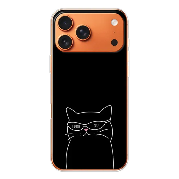 Чохол з принтом «Байдужий кіт» для iPhone 17 Pro Max Чохол з принтом «Байдужий кіт» для iPhone 17 Pro Max