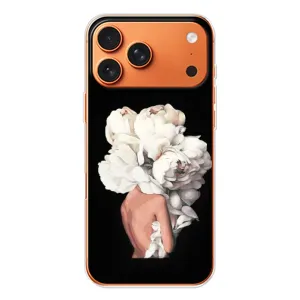 Чехлы (ART) Цветы на iPhone 17 Pro Max (VPrint) (Белые цветы)