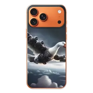 Чохол з мемом Тралалело тралала на iPhone 17 Pro Max (Бомбардіні гусіні)