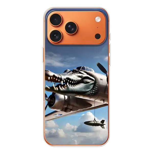 Чохол з принтом «Бомбардіро крокоділо» для iPhone 17 Pro Max