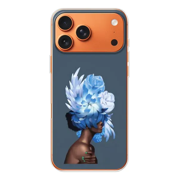 Чехол с принтом «Цветы на голове» для iPhone 17 Pro Max