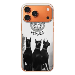 Чохли VERSACE для Айфон 17 Pro Max (PREMIUMPrint) (Доберман Версаче)