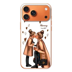 Чехол с печатью для iPhone 17 Pro Max - (Мама с ребенком) (AlphaPrint)