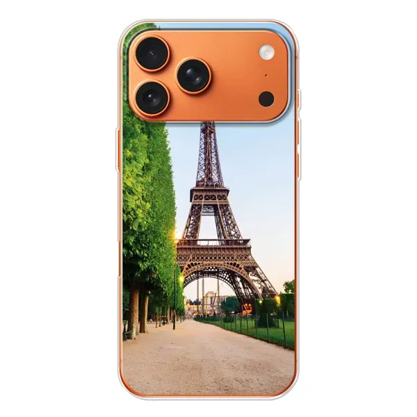 Чехол с принтом «Дорога в Париж» для iPhone 17 Pro Max