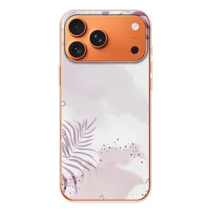 Чехол с принтом «Фиолетовые листья» для iPhone 17 Pro Max
