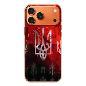 Украинские Чехлы для iPhone 17 Pro Max с картинкой УПА (AlphaPrint) (ГЕРБ УПА)