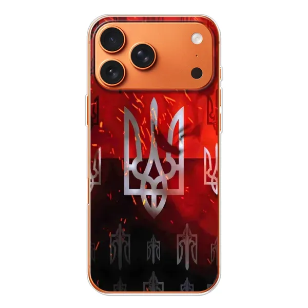 Чохол з принтом «ГЕРБ УПА» для iPhone 17 Pro Max