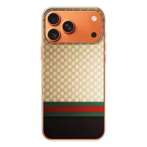 Чохли  GUCCI для Айфон 17 Pro Max (AlphaPrint) (Гуччі Фон)