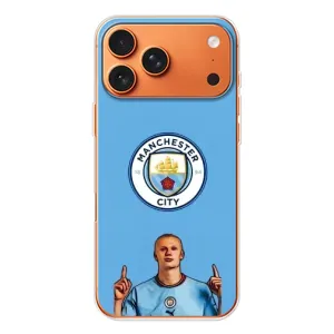 Чохли з футболістом Ерлінг Холанд для iPhone 17 Pro Max (AlphaPrint) (Холанд Манчестер Сіті)