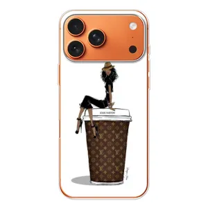 Чохли Луі Вітон для iPhone 17 Pro Max (AlphaPrint - LOUIS VUITTON) (кава LOUIS VUITTON)