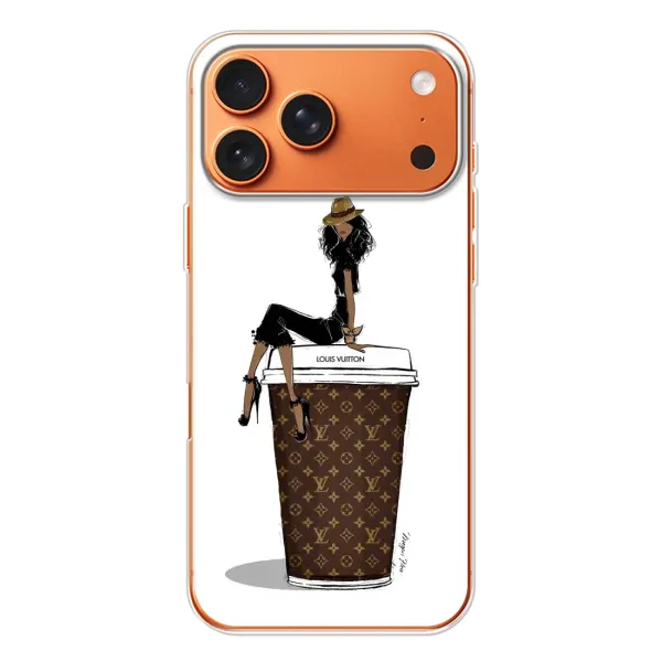 Чохол з принтом «кава LOUIS VUITTON» для iPhone 17 Pro Max Чохол з принтом «кава LOUIS VUITTON» для iPhone 17 Pro Max