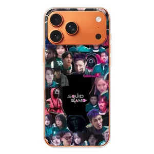 Чехол Гра в кальмара для iPhone 17 Pro Max (Коллаж Игра кальмара)