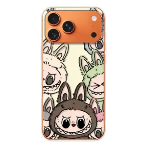 Чохол з Лабубу на iPhone 17 Pro Max (Золота мавпа Bored Ape)