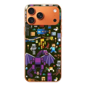 Чохол Майнкрафт на iPhone 17 Pro Max (AlphaPrint) Minecraft (Колаж Майнкрафт)