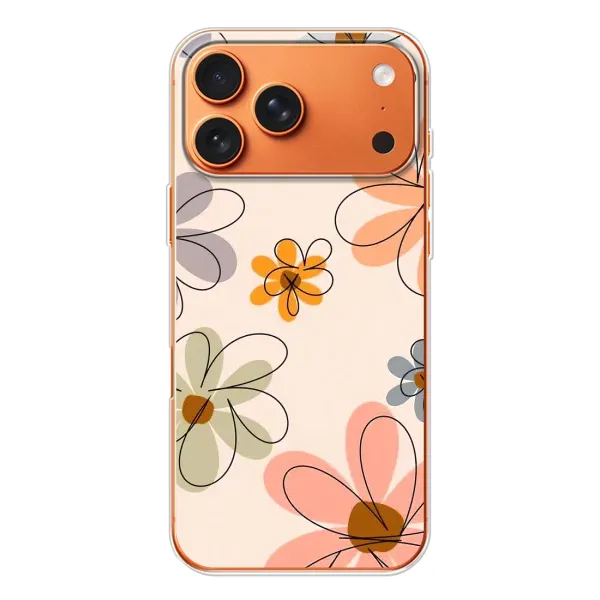Чехол с принтом «Разноцветные цветы» для iPhone 17 Pro Max