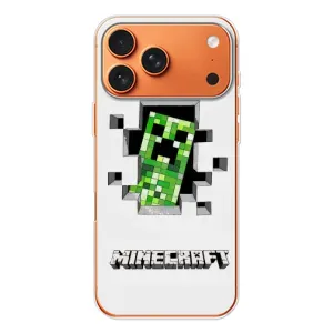 Чохол Майнкрафт на iPhone 17 Pro Max (AlphaPrint) Minecraft (кріпер Майнкрафт)