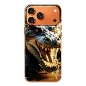 Чохол з картинкою 'Хижаки' для iPhone 17 Pro Max (Небезпечний крокодил)