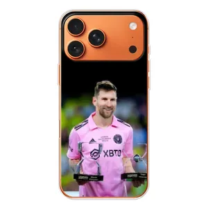 Чохли для Айфон 17 Pro Max - Лео Мессі Маямі (Кубки Мессі)