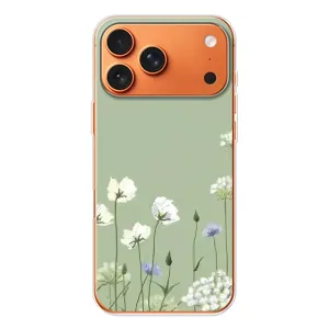 Чехол с принтом «Цветы на зеленом» для iPhone 17 Pro Max