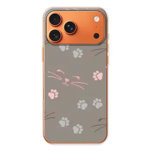 Чехол с рисунком кот на iPhone 17 Pro Max (Лапы и усы)