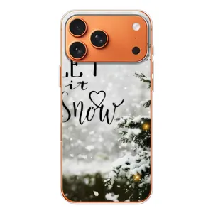 Новорічні, Святкові Чохли для iPhone 17 Pro Max - 2024 год (Let it snow)