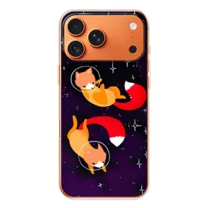 Чохли з картинкою Лисичка для iPhone 17 Pro Max (VPrint) (Лисички космонавти)