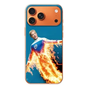 Чохол з принтом Фантастична четвірка для iPhone 17 Pro Max (Людина-факел у вогні)