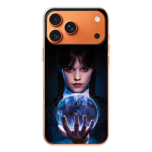 Чохол з принтом «Магічна сфера Венздей» для iPhone 17 Pro Max Чохол з принтом «Магічна сфера Венздей» для iPhone 17 Pro Max