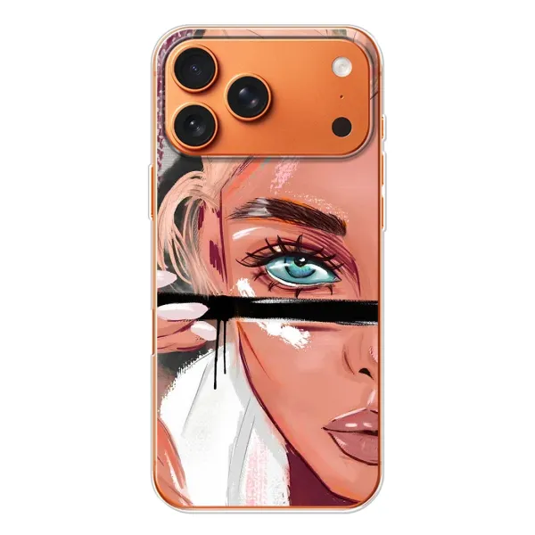 Чохол з принтом «Макіяж» для iPhone 17 Pro Max Чохол з принтом «Макіяж» для iPhone 17 Pro Max