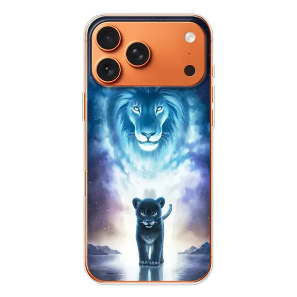 Чохол з принтом «Маленький лев» для iPhone 17 Pro Max