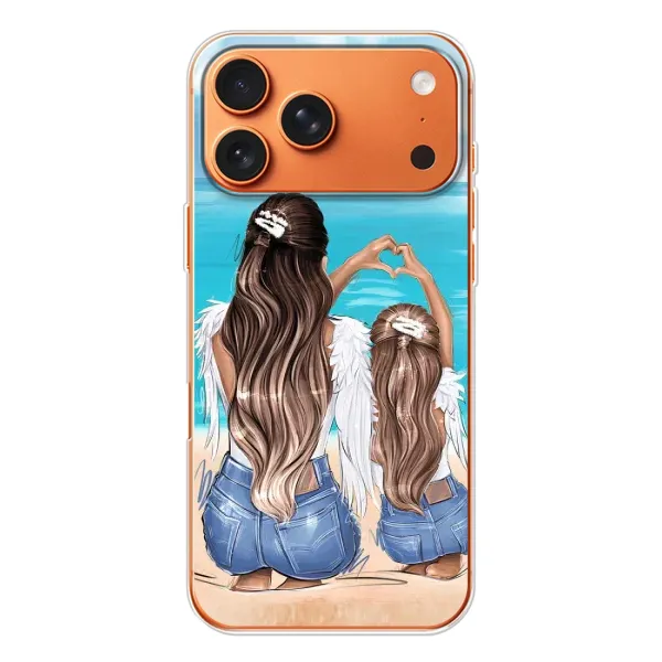 Чехол с принтом «Мама с доченькой» для iPhone 17 Pro Max Чехол с принтом «Мама с доченькой» для iPhone 17 Pro Max