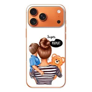 Чохол з друком для iPhone 17 Pro Max - (Мама з дитинкою) (AlphaPrint) (Мама з синочком)