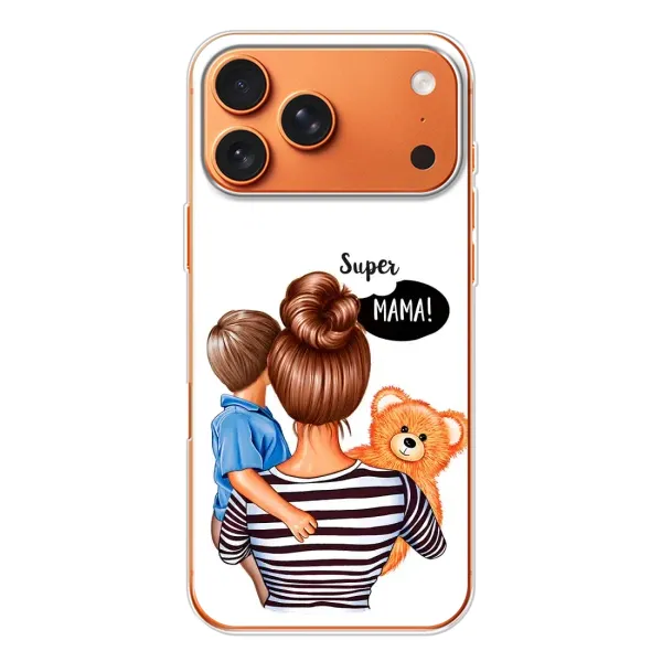 Чехол с принтом «Мама с сыном» для iPhone 17 Pro Max Чехол с принтом «Мама с сыном» для iPhone 17 Pro Max