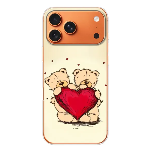 Чохол з принтом «Медвежата» для iPhone 17 Pro Max