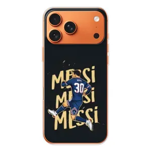 Чохли для iPhone 17 Pro Max (Leo чемпіон) (AlphaPrint) (Messi ПСЖ)