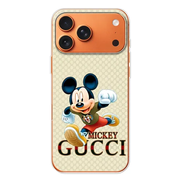 Чехол с принтом «Mikki Gucci» для iPhone 17 Pro Max
