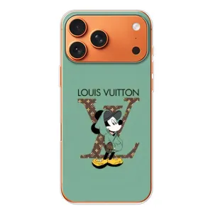 Чохли Луі Вітон для iPhone 17 Pro Max (AlphaPrint - LOUIS VUITTON) (Міккі Маус LV)