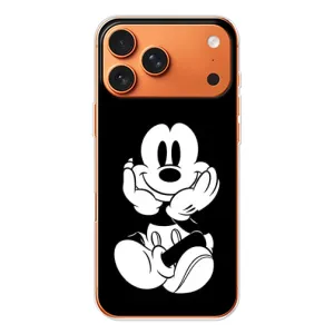 Міккі Маус чохол для iPhone 17 Pro Max (AlphaPrint - Мультяшні) (Маус на чорному)