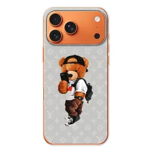 Бренднові Чохли для iPhone 17 Pro Max - (PREMIUMPrint) (Ведмедик Луі)