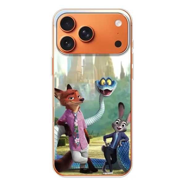 Чохол з принтом «Герої мультфільму Зоотрополіс» для iPhone 17 Pro Max